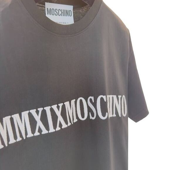 Moschino MMXIX Black Logo Long T shirt - Picture 3 of 4